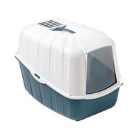 Arenero para Gato Netta Close Azul Opaco