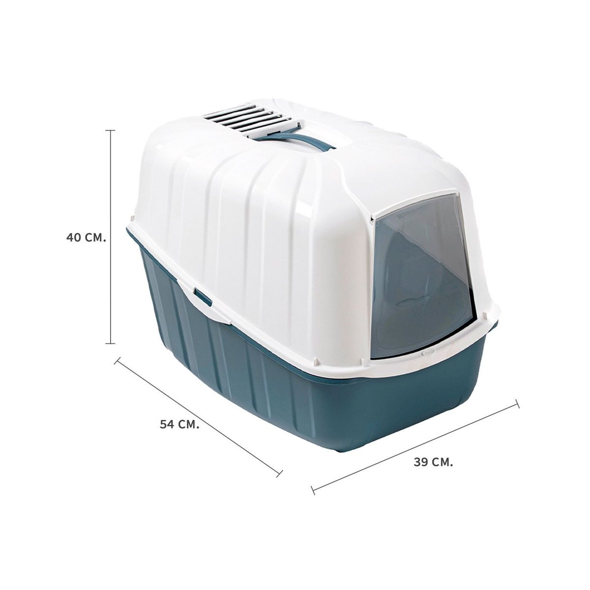 MPS - Arenero para Gato Netta Close  Azul Opaco MPS