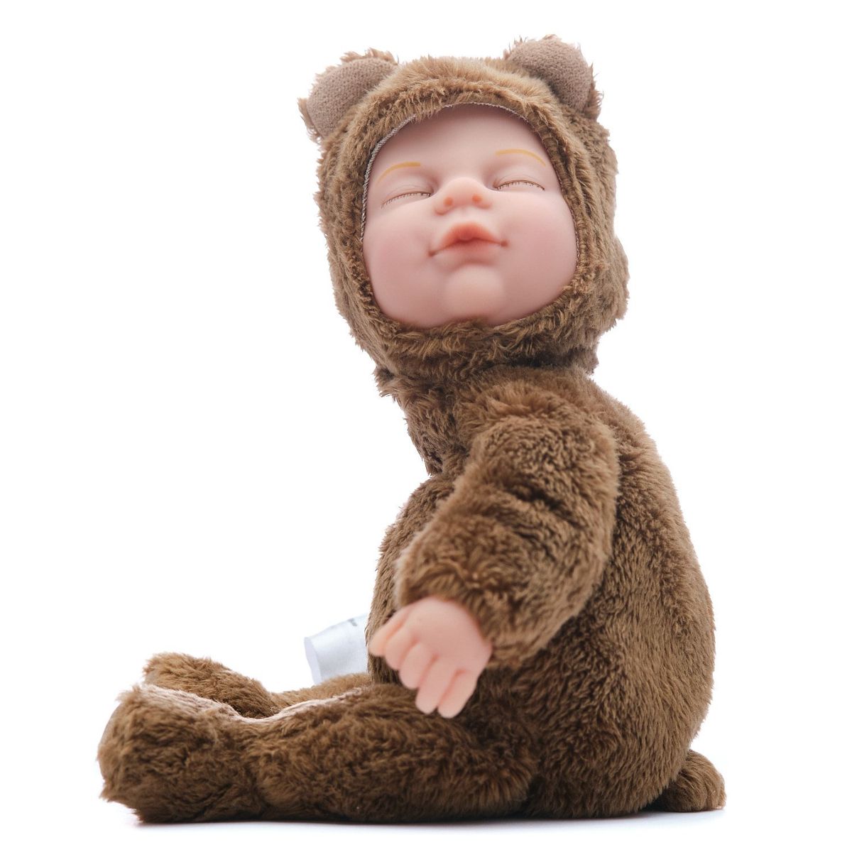 GENERICO - Muñeco Tierno Modelo Bebe Oso Chocolate 23 cm-