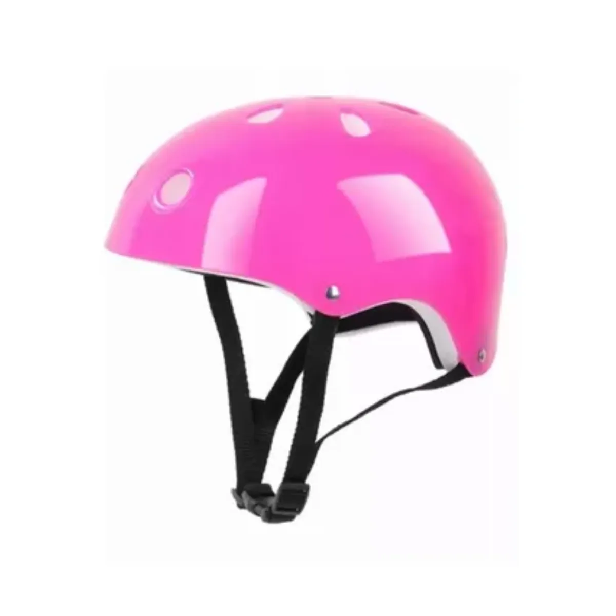 GENERICO - Casco Rosado para Niñas Ideal bicicleta scooter Skate