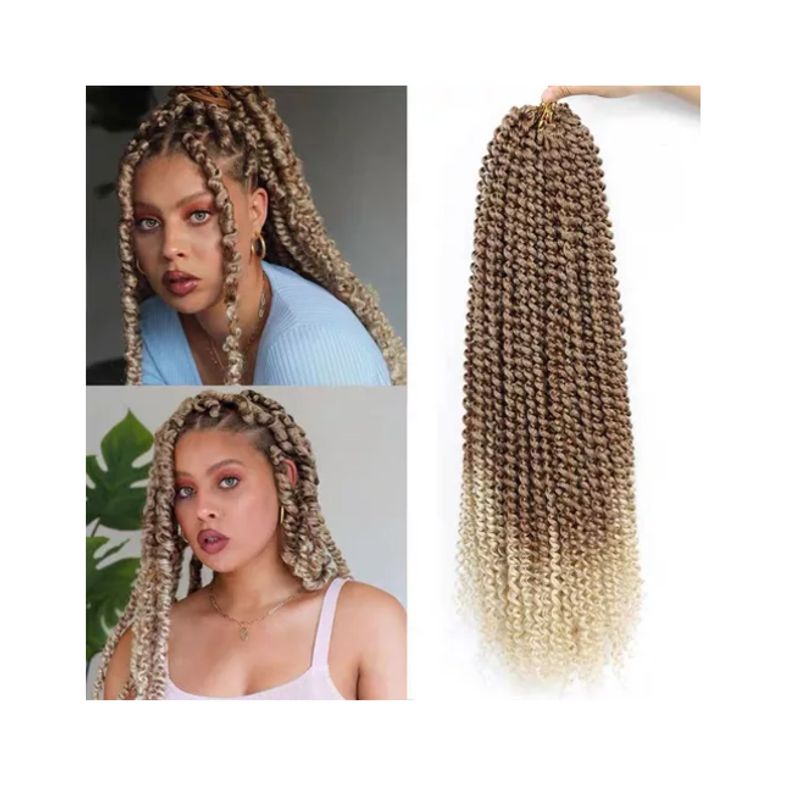 GENERICO - Twist Trenzado Extensiones De Cabello Sintético GTWW  /#T4 27 613