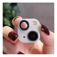 GENERICO - Pegatina De Lente De Cámara Falsa Para iPhone XR A iPhone 13 BLANCO