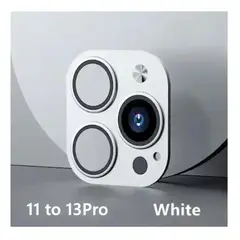 GENERICO - Pegatina De Lente De Cámara Falsa Para iPhone 11-12 A Iph 13pro BLANCO