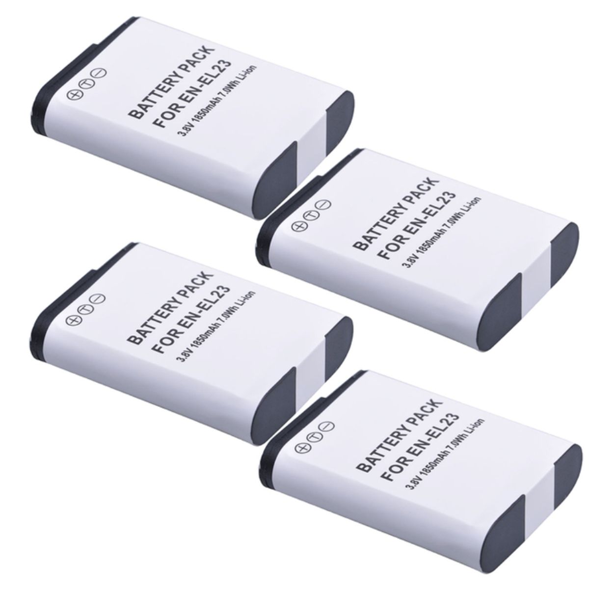 GENERICO - 4 BATERÍAS EN-EL23 NIKON ALTERNATIVA