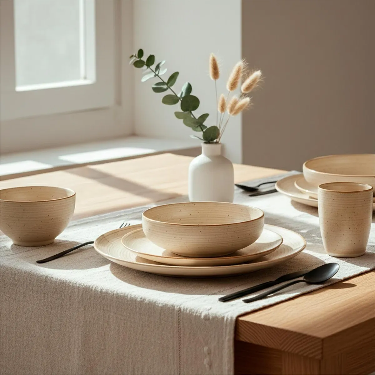 SIMPLIT - Juego de Loza 30 pcs Cerámica Siena Simplit