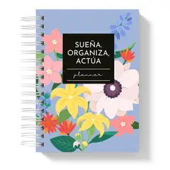 TIENDITA MUJERES - Agenda 2025 Sueña, Organiza y Actúa - Blue Blooms