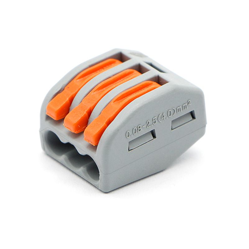 GENERICO - Conector Rapido Empalme Fast Clip Universal 3 Polos
