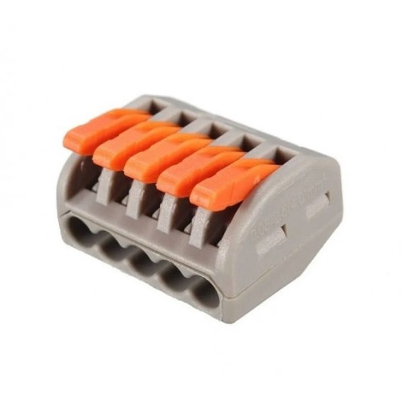 GENERICO - Conector Rapido Empalme Fast Clip Universal 5 Polos