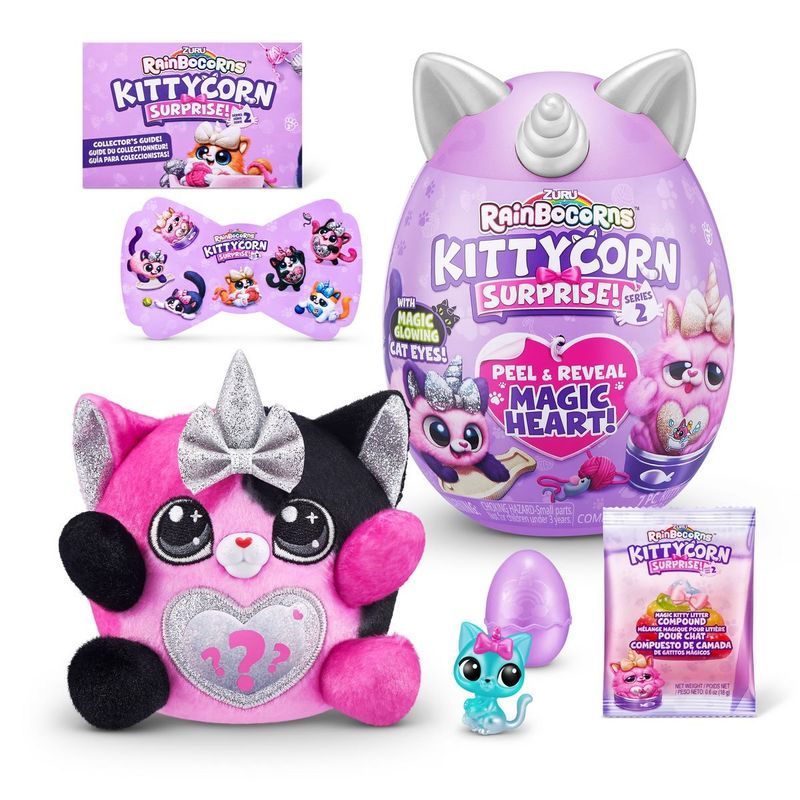 ANSALDO - HUEVO SORPRESA KITTYCORN RAINBOCORNS - PLATEADO