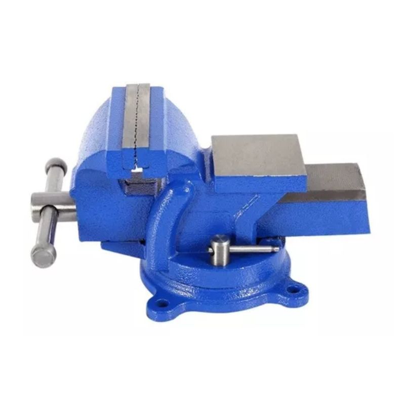 IMPORTCLICK - Tornillo Banco Mecánico 4 Pulgadas 100 MM - Azul