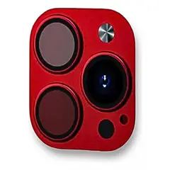 GENERICO - Pegatina De Lente De Cámara Falsa Para iPhone 11-12 A IphNE 13pro ROJO