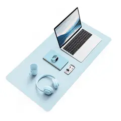 GENERICO - Alfombrilla Mousepad De Cuero Impermeable Reversible 80x40