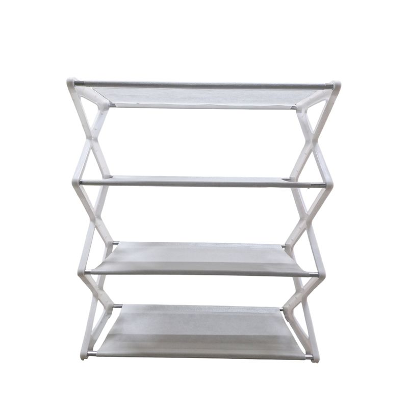 GENERICO - ZAPATERA FORMA X PEQUEÑA COLOR BLANCO