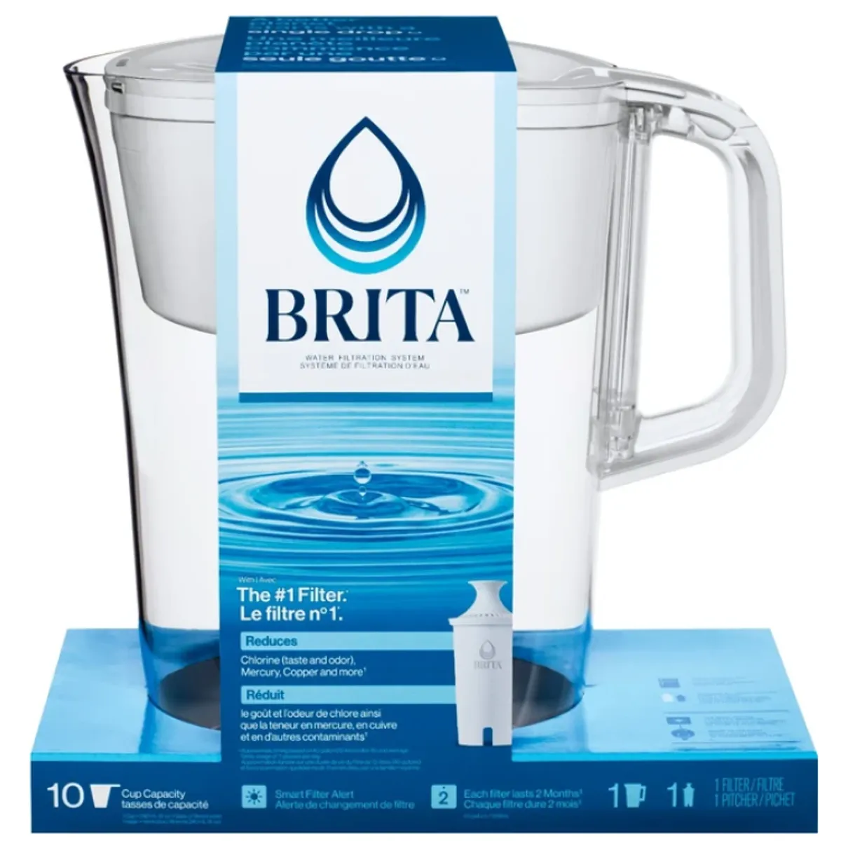 BRITA - Brita Purificador De Agua Jarro Tahoe + Botella Seychelle