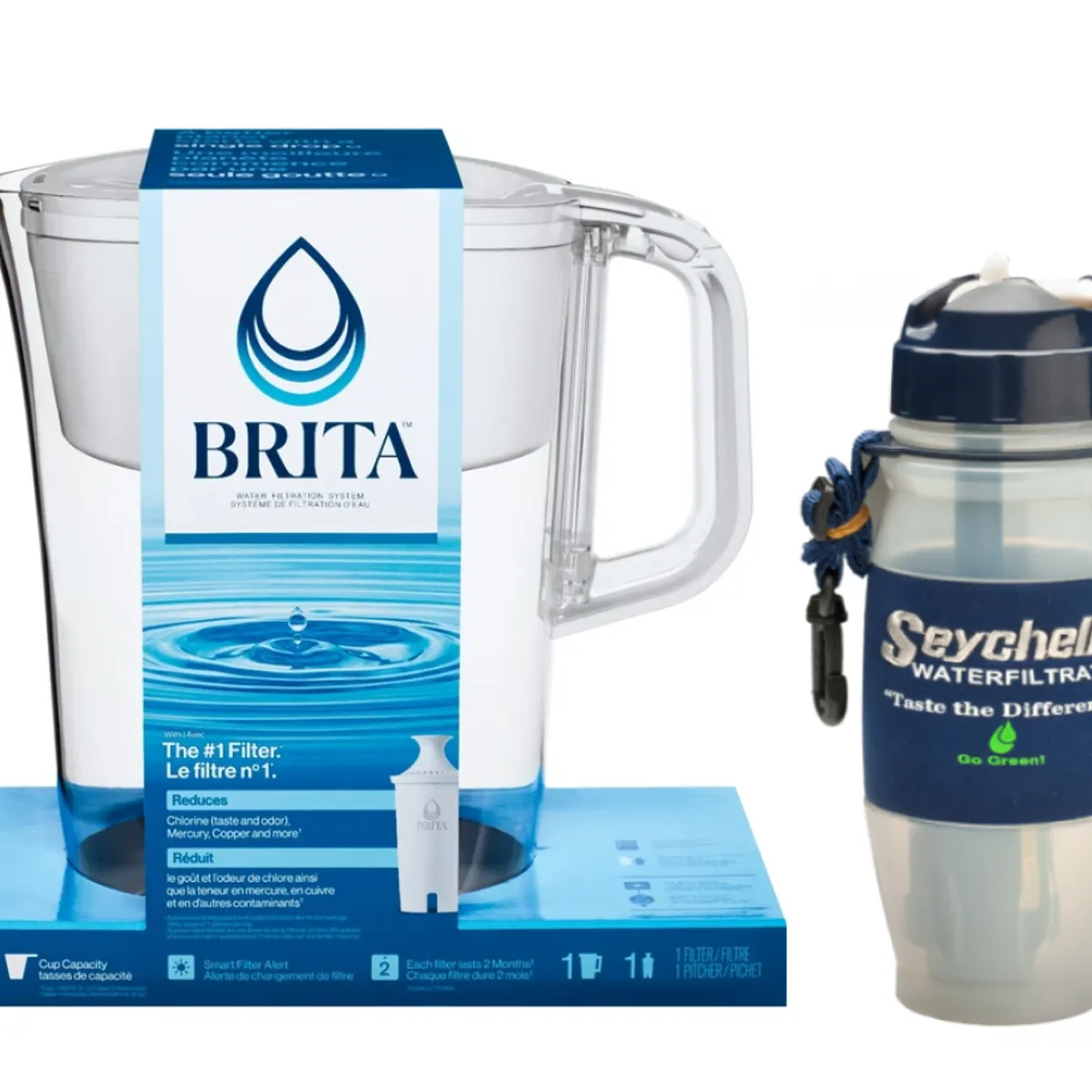 BRITA - Brita Purificador De Agua Jarro Tahoe + Botella Seychelle