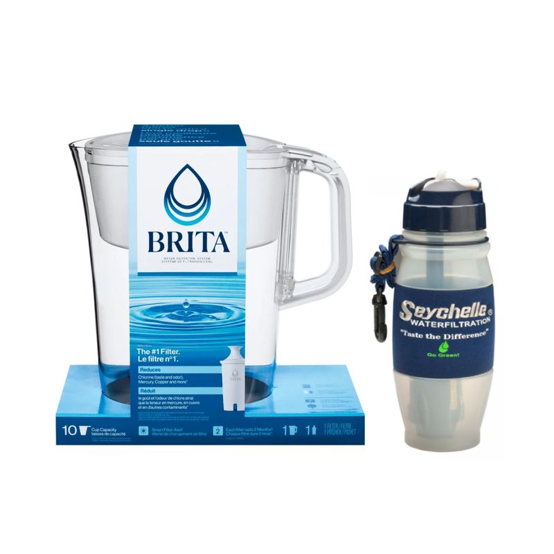 BRITA - Brita Purificador De Agua Jarro Tahoe + Botella Seychelle