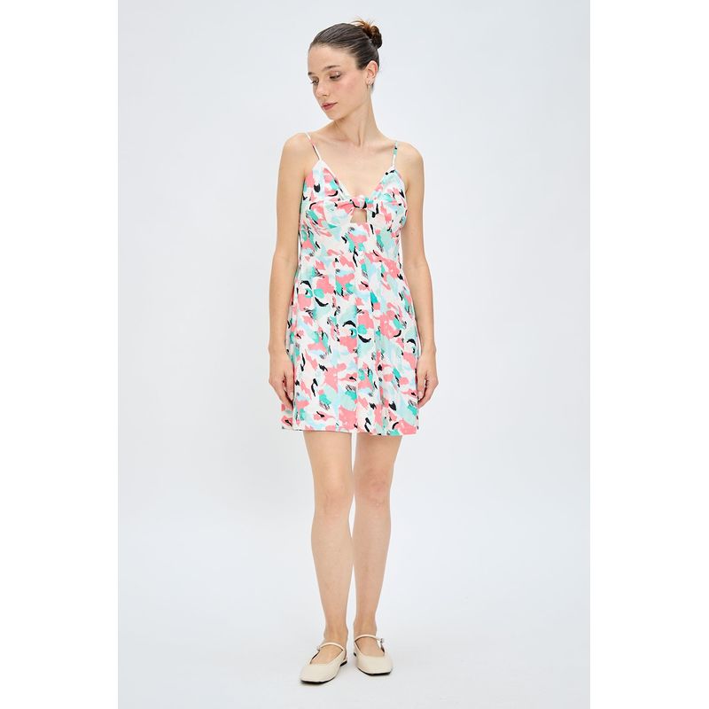 IO - Vestido Corto Crudo Mujer Io