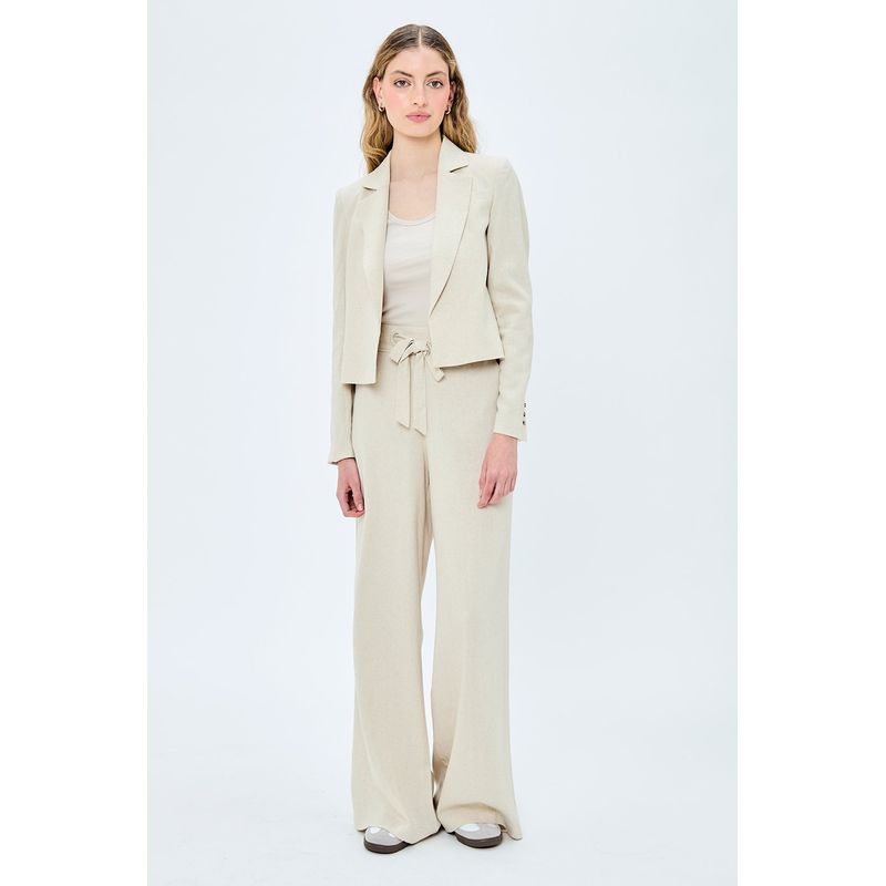 IO - Blazer Beige Mujer Io