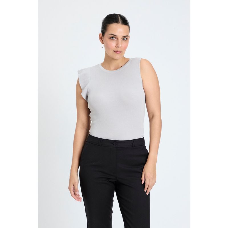 ASH - Top Lisa Tejida Gris Ash