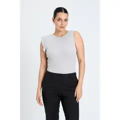 ASH - Top Lisa Tejida Gris