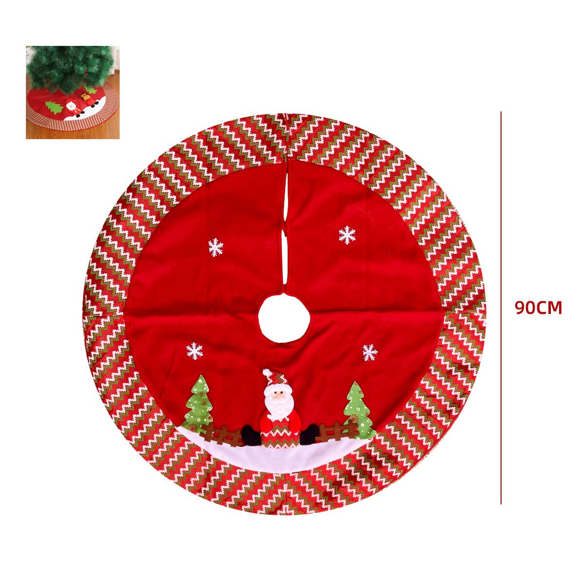 LIKE SHOP - Faldón Pie de Árbol Navidad Decoración 759