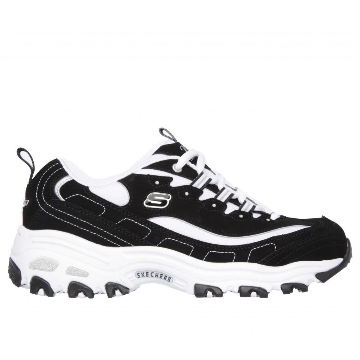 SKECHERS - Zapatilla Mujer DLites Biggest Fan Negra Skechers