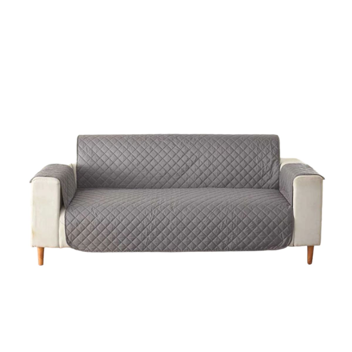 GENERICO - Cubre Sofa Protector de 3 cuerpos con ligas Sujetadoras y ANTI-DERRAME