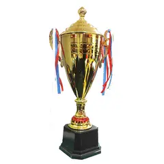 GENERICO - Trofeo Deportivo 55 Cm Alto Dorado - Liso