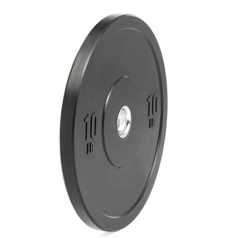GENERICO - Disco Bumper olimpico 10KG - Total Par 20 KG