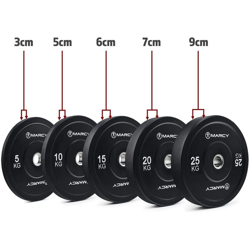 GENERICO - Disco Bumper olimpico 20KG