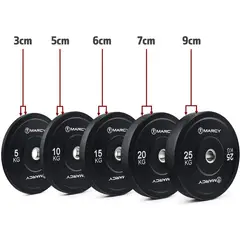 GENERICO - Disco Bumper olimpico 20KG