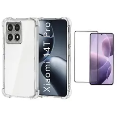 GENERICO - Carcasa Transparente Para Xiaomi 14T Pro - Lamina Vidrio