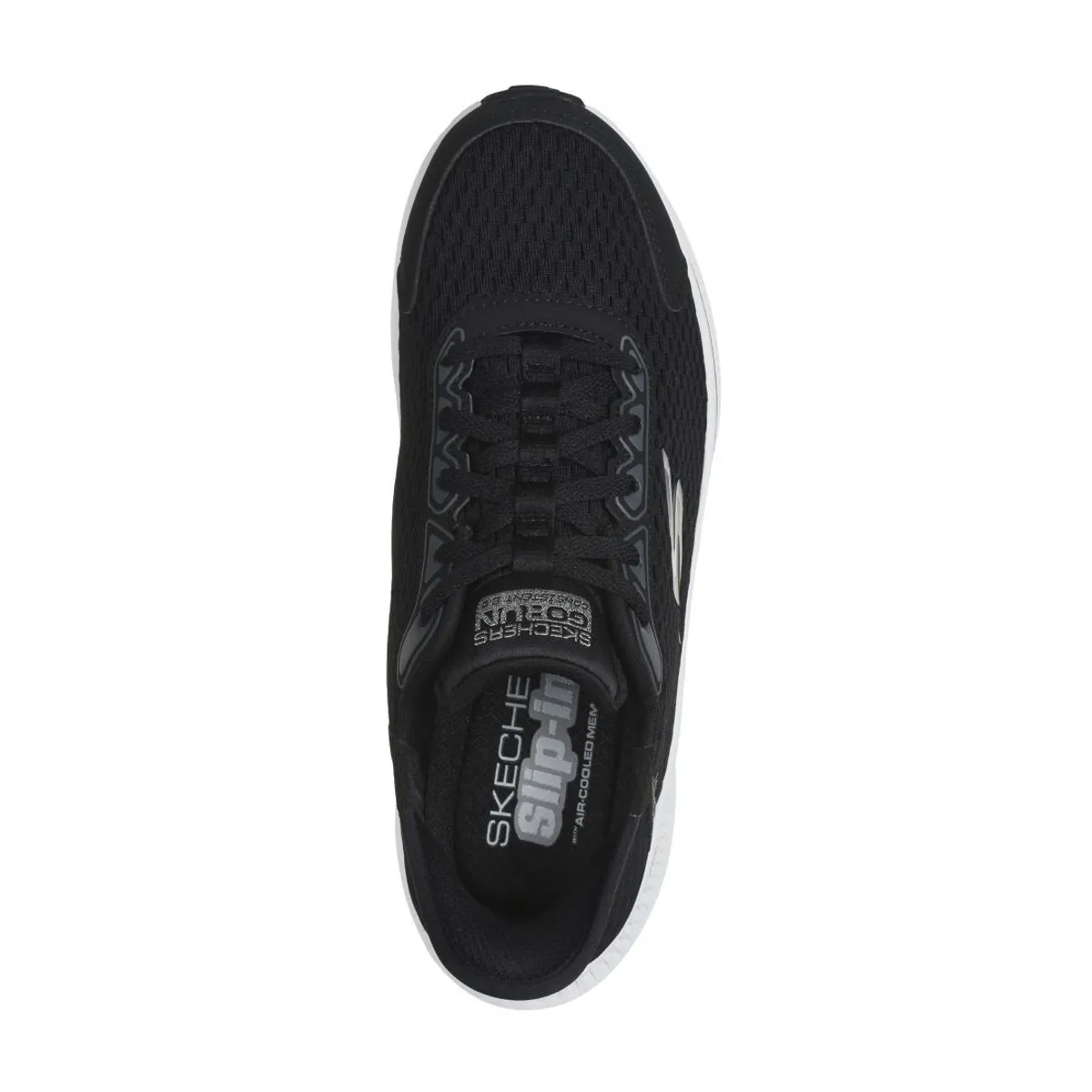SKECHERS - Zapatilla Mujer Slip-Ins Go Run Consistent Negro Skechers