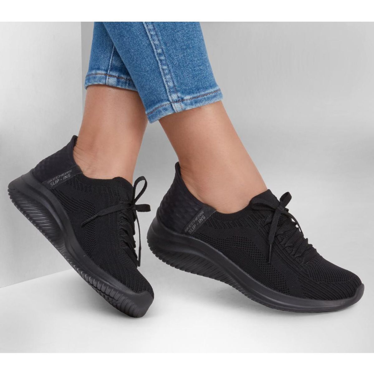 SKECHERS - Zapatillas Mujer Ultra Flex 30 Brilliant Path Negro Skechers