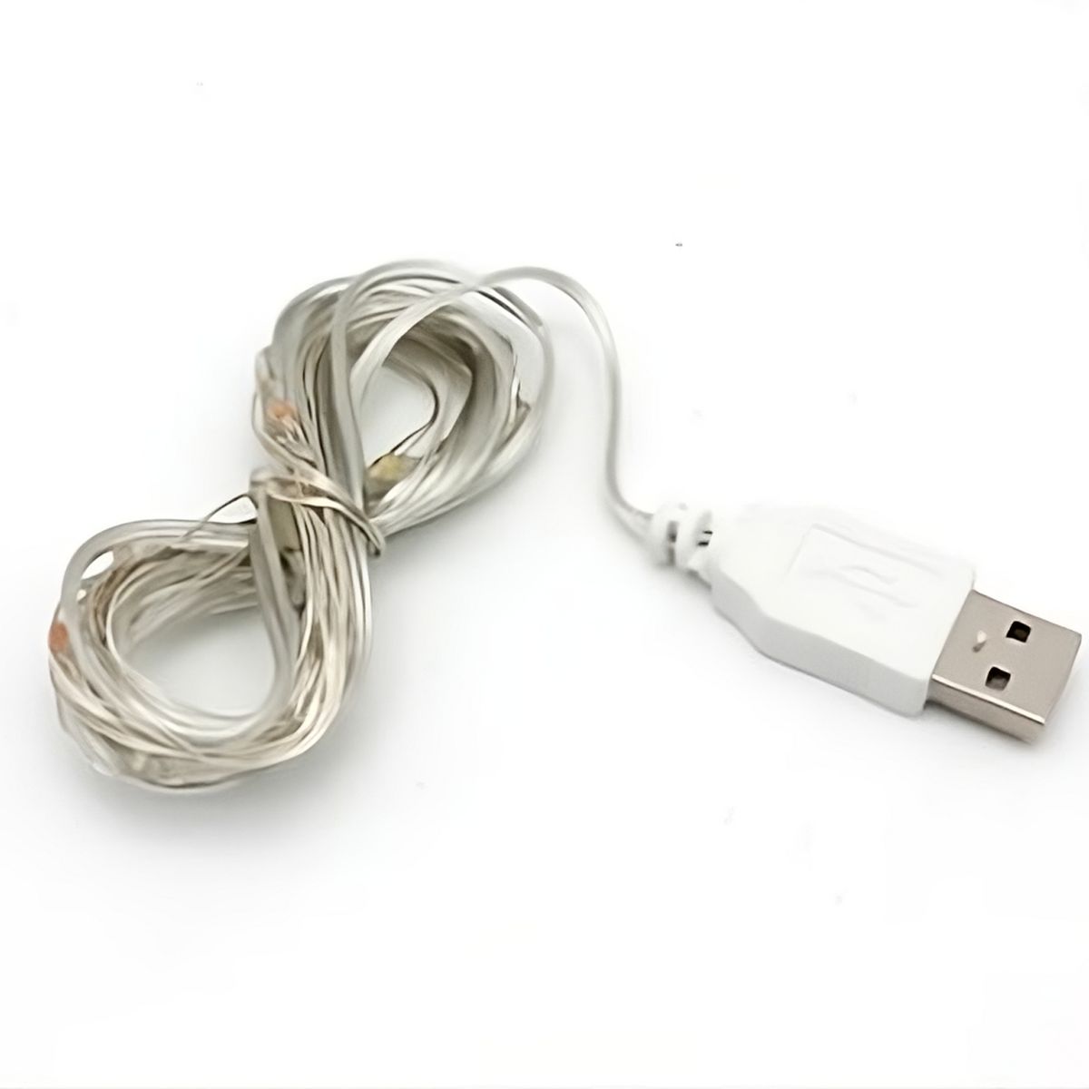 GENERICO - Luces LED Recargables de 10 Pies 30 luces LED 4 Modos de Iluminación