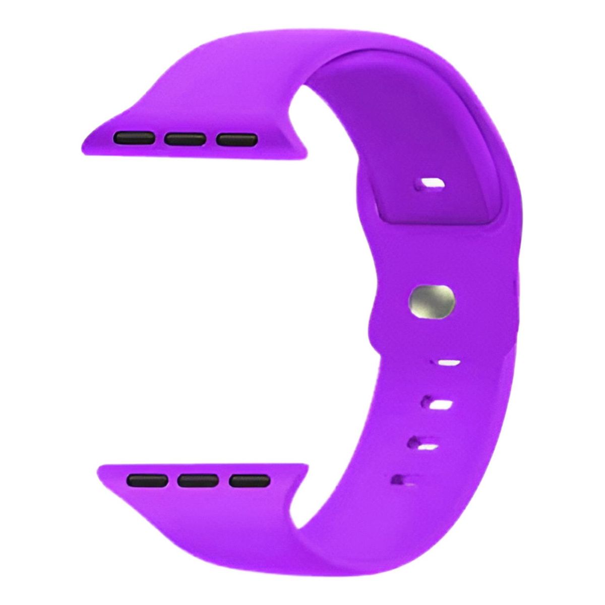 IMPORTCLICK - Correa Apple Watch Silicona Morado SM 38x40x41 MM - Morado