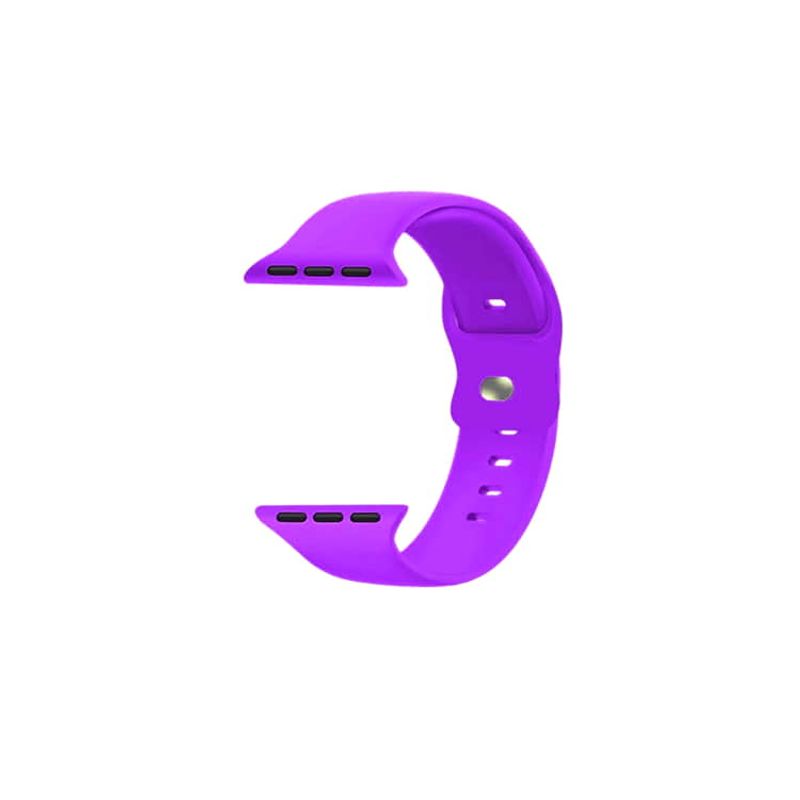 IMPORTCLICK - Correa Apple Watch Silicona Morado SM 38x40x41 MM - Morado