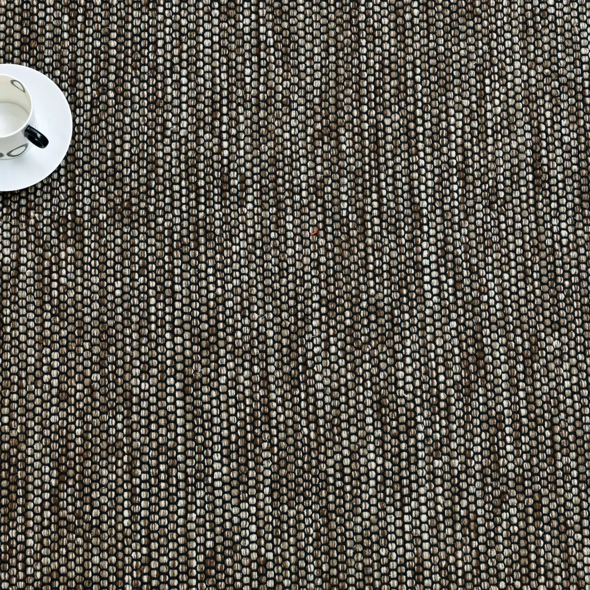 DECOGHAR - Alfombra Mushroom Marrón 1,50 X 2,10 mts