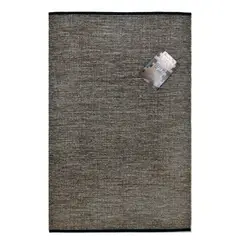 GENERICO - Alfombra Mushroom Con Antideslizante Gris 1,80 X 2,80 mts