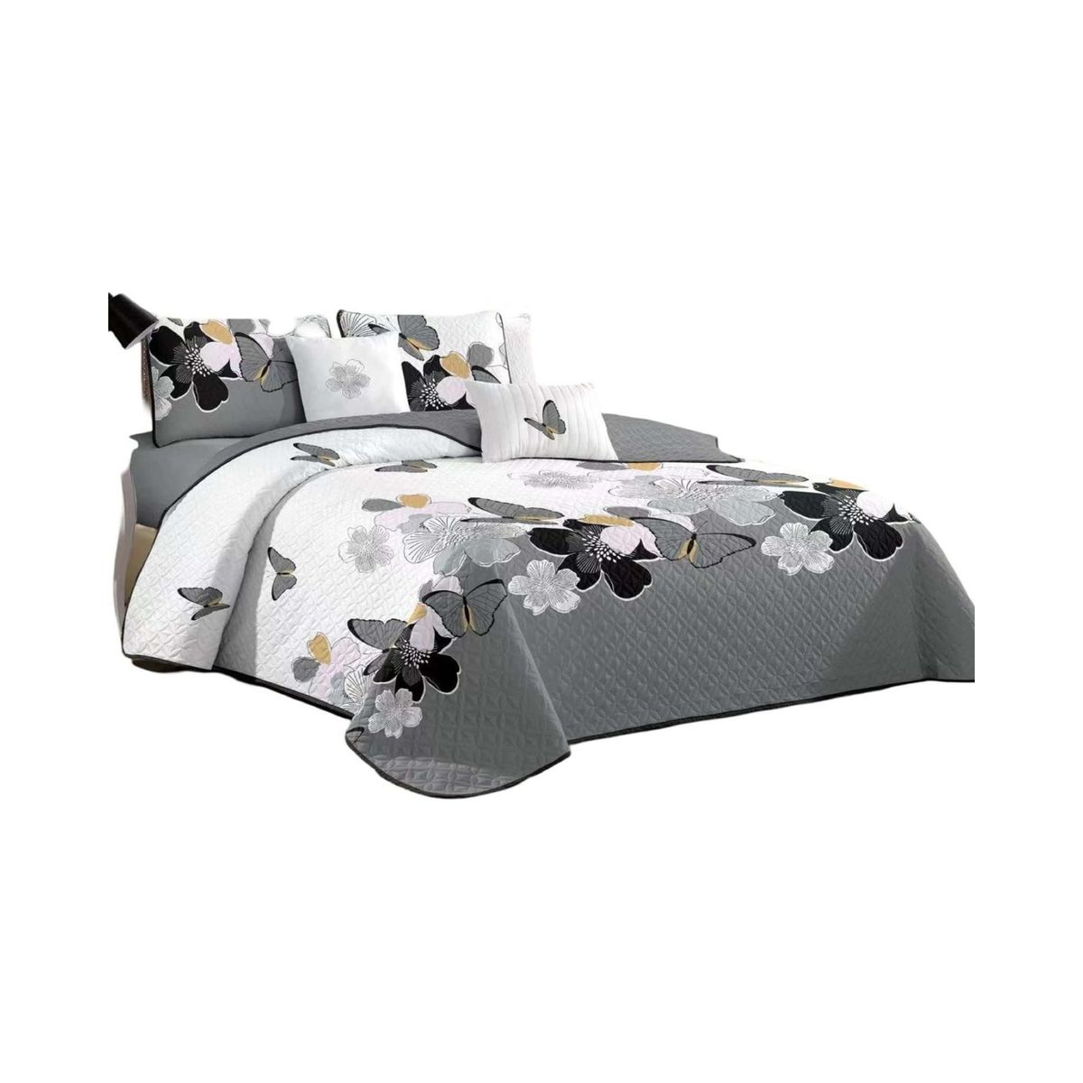 GENERICO - CUBRECAMA QUILT DE VERANO CON DISEÑO 2 PLAZAS