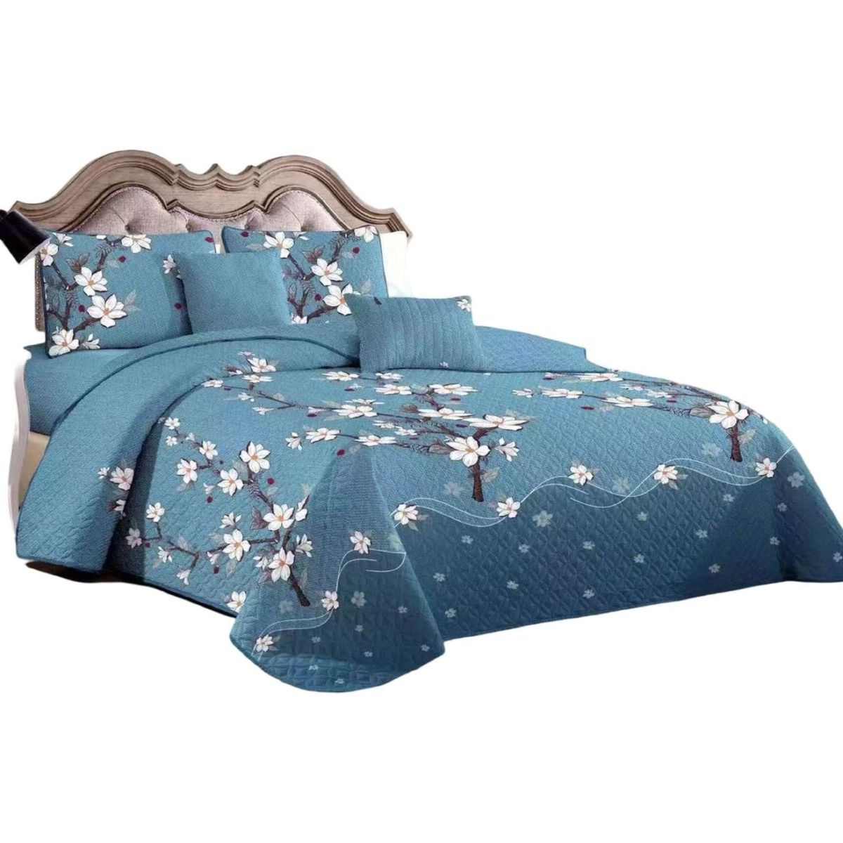 GENERICO - CUBRECAMA QUILT DE VERANO CON DISEÑO 2 PLAZAS