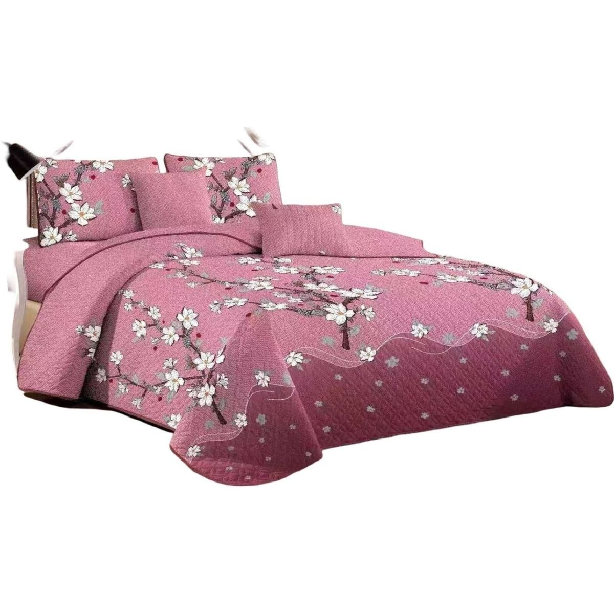 GENERICO - CUBRECAMA QUILT DE VERANO CON DISEÑO 2 PLAZAS