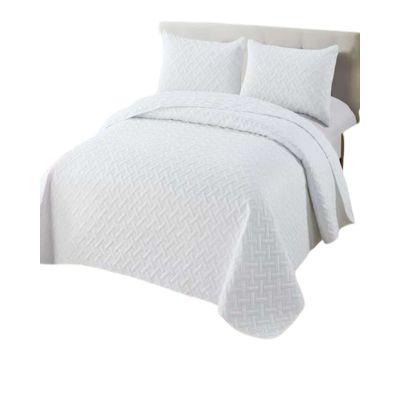Imagen 2 del producto CUBRECAMA COLCHAS QUILT DE VERANO PLAZA Y MEDIA BLANCO