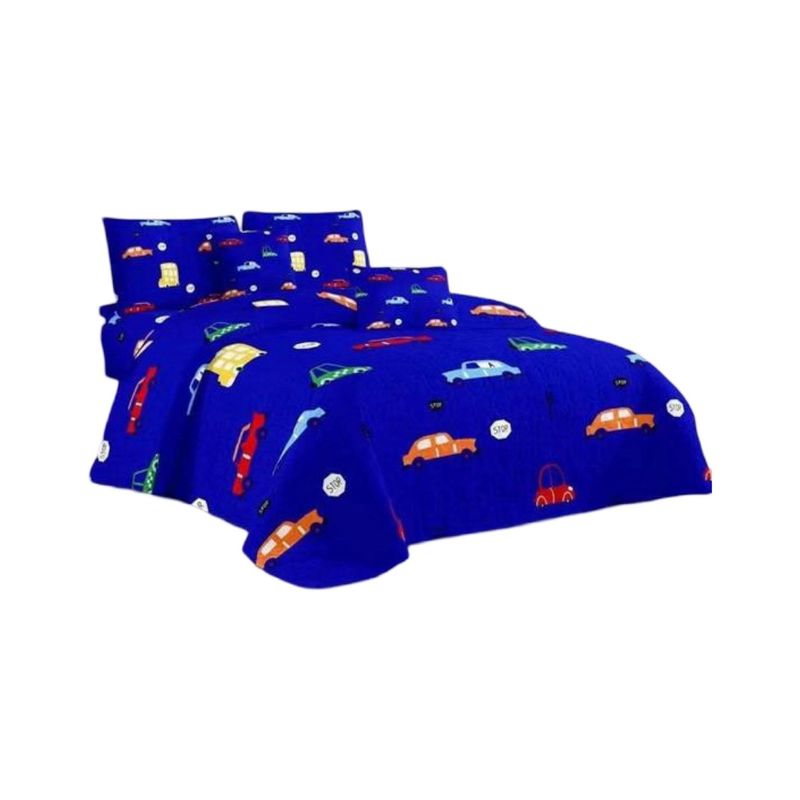 GENERICO - Cubrecama Quilt Verano Plaza y Media Verano Unicolor 11n07