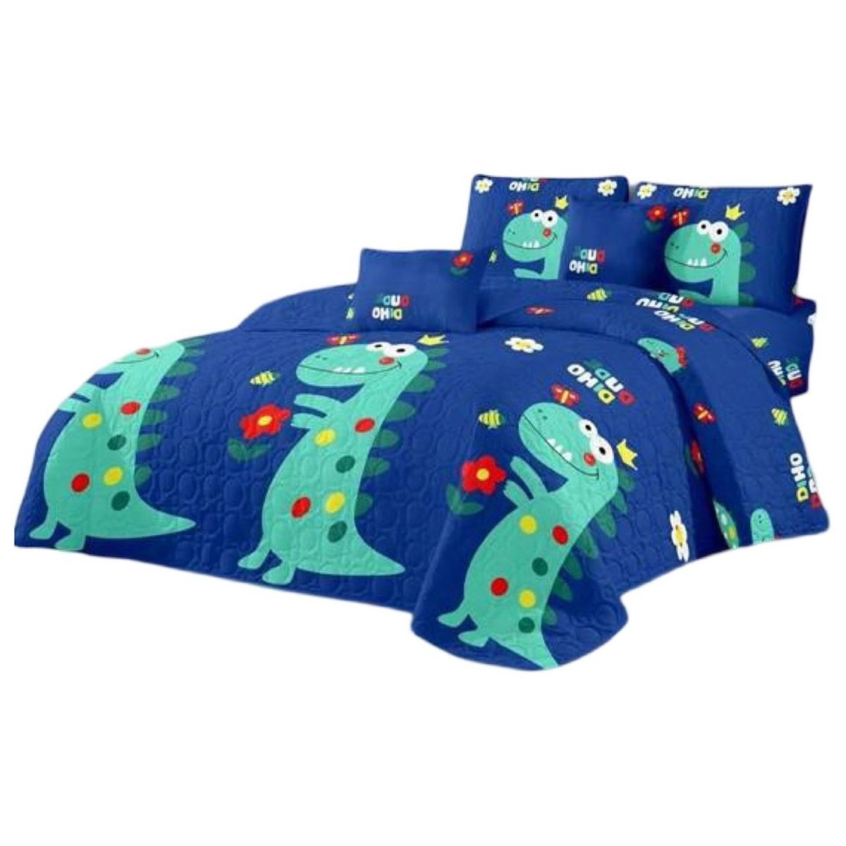 GENERICO - Cubrecama Quilt Verano Plaza y Media Verano Unicolor 11n08