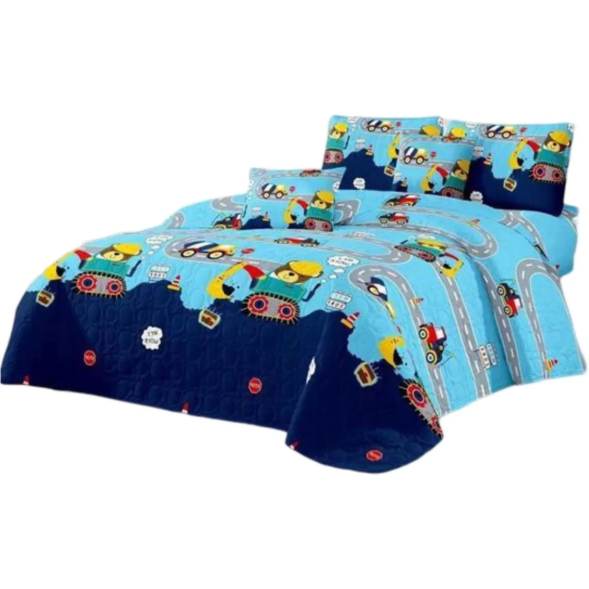 GENERICO - Cubrecama Quilt Verano Plaza y Media Verano Unicolor 11n11