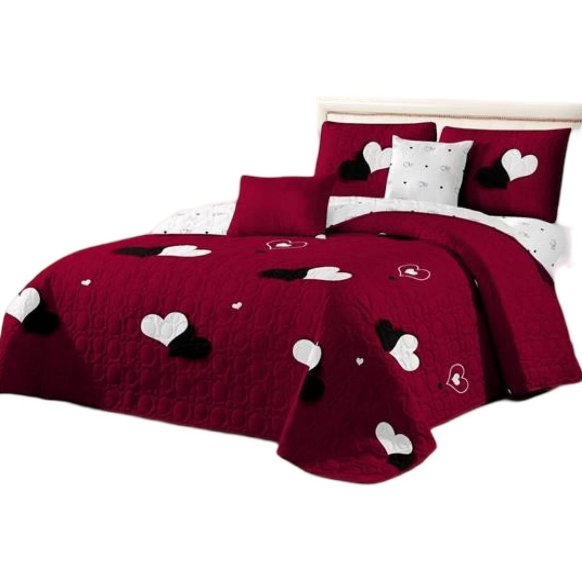 GENERICO - Cubrecama Quilt Verano Plaza y Media Verano Unicolor 11n28