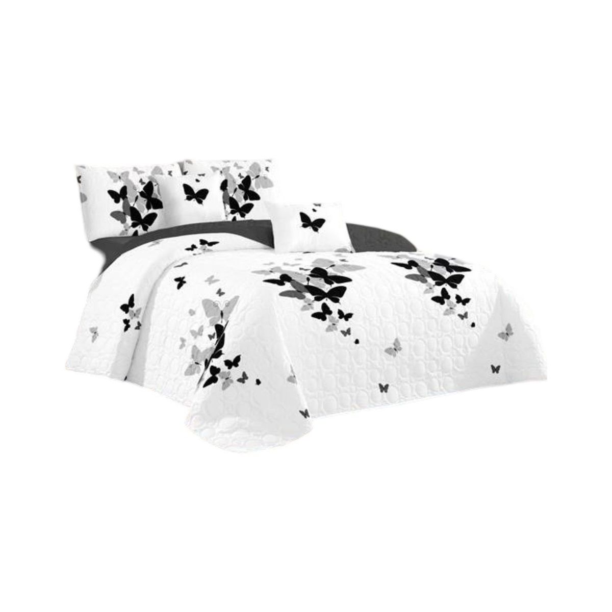 GENERICO - Cubrecama Quilt Verano Plaza y Media Verano Unicolor 11n31