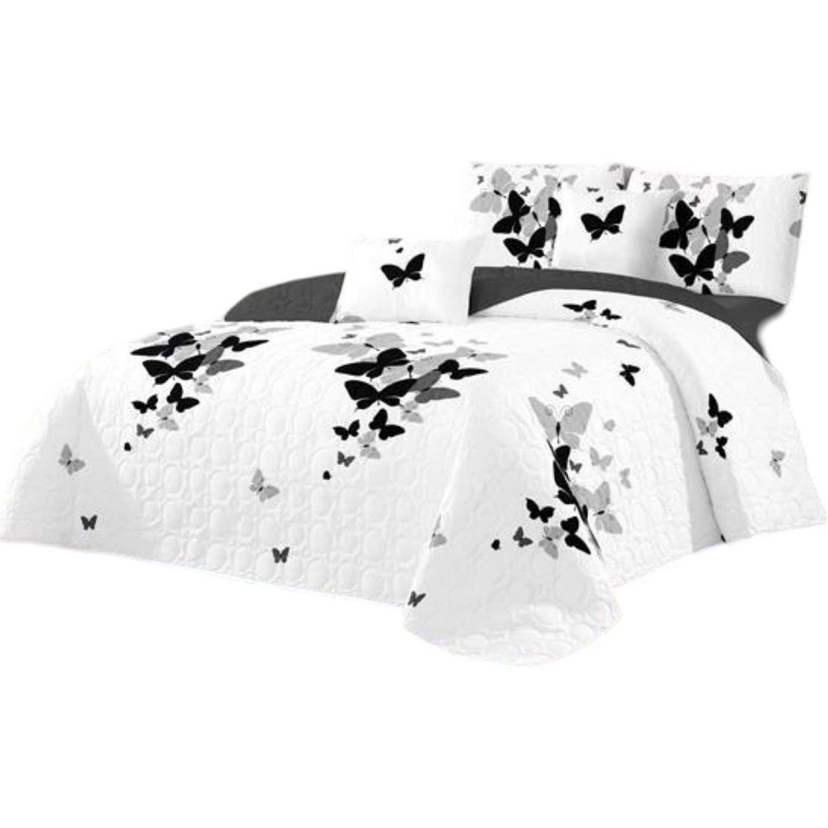 GENERICO - Cubrecama Quilt Verano Plaza y Media Verano Unicolor 11n31