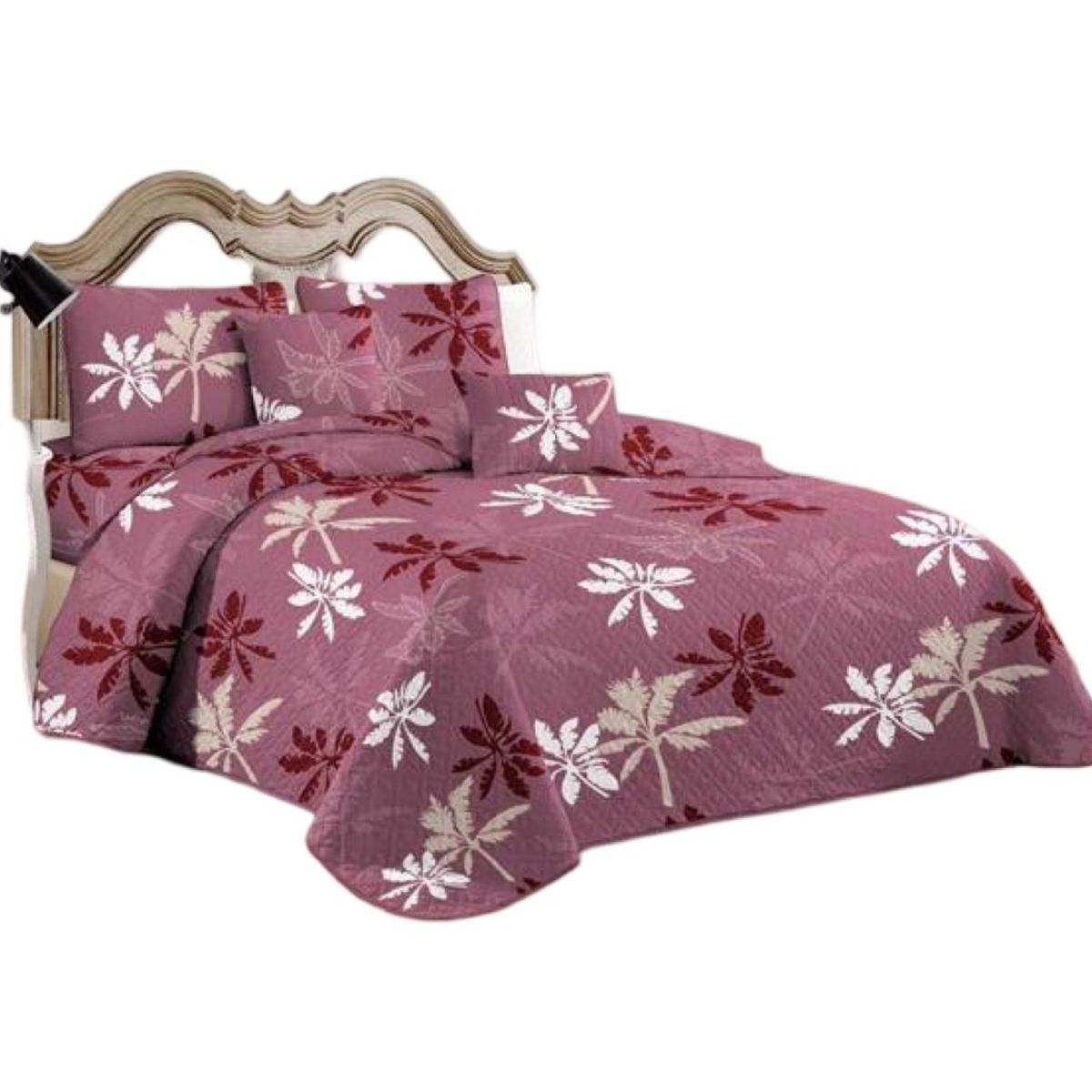 GENERICO - Cubrecama Quilt Verano Plaza y Media Verano Unicolor 11n63